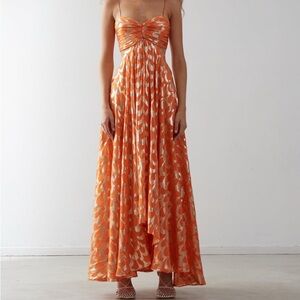 Delfi collective orange dress
